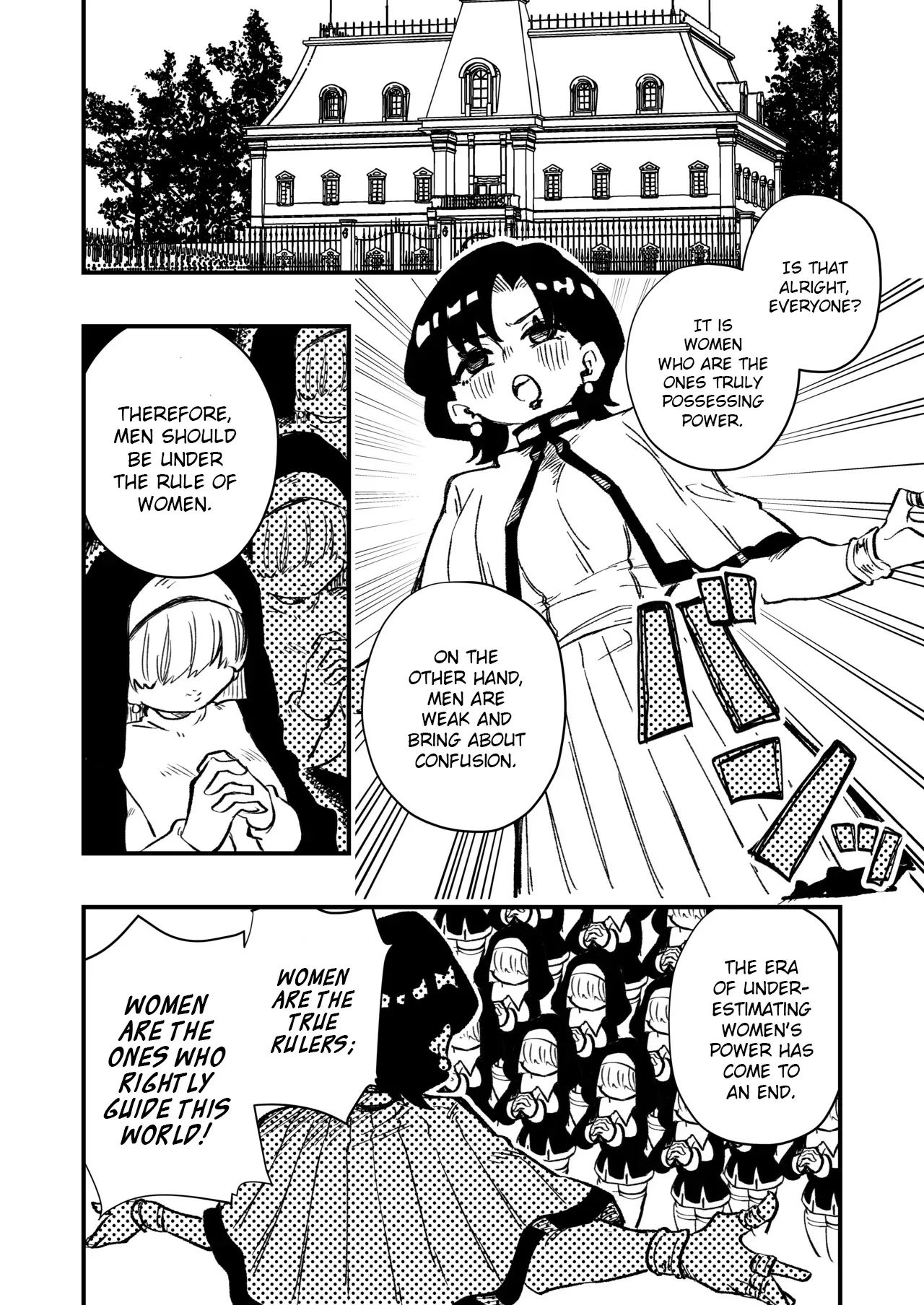 Josei Joui no Oshie ni Yotte Houkai Shita Fuufu no Hanashi page 2 full