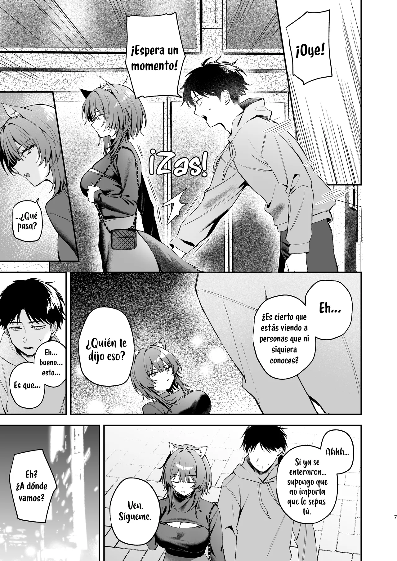 Oogami-san to Hishokusha no Ore｜Me convertí en la presa de Oogami-san page 7 full