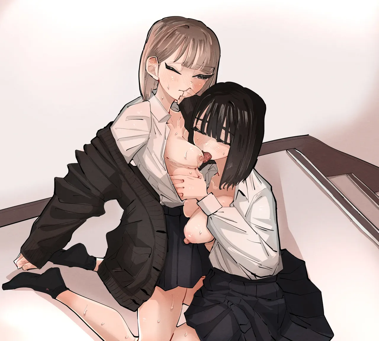 아싸 주제에 젖꼭지를 만져서 가게 하다니 완전 건방져~!!  InCha no Kuse ni Chikubi Ijitte Ikasetekuru no Namaiki Sugiru~!! page 2 full