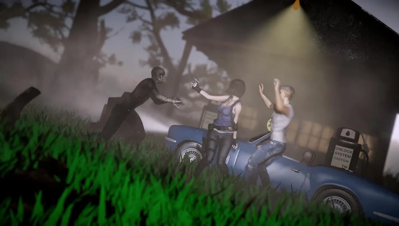 Jill Valentine From Resident Evil Has Sex On A The Car page 4 full