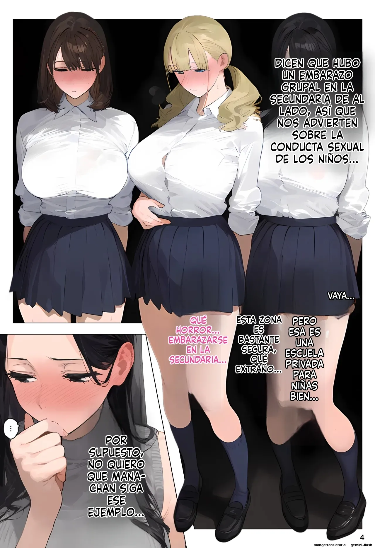 Saimin appde jein shihai ninshin tekirei dekachichi bijin ojisan akachang takuranchuu 4 - Panic america  MTL page 4 full