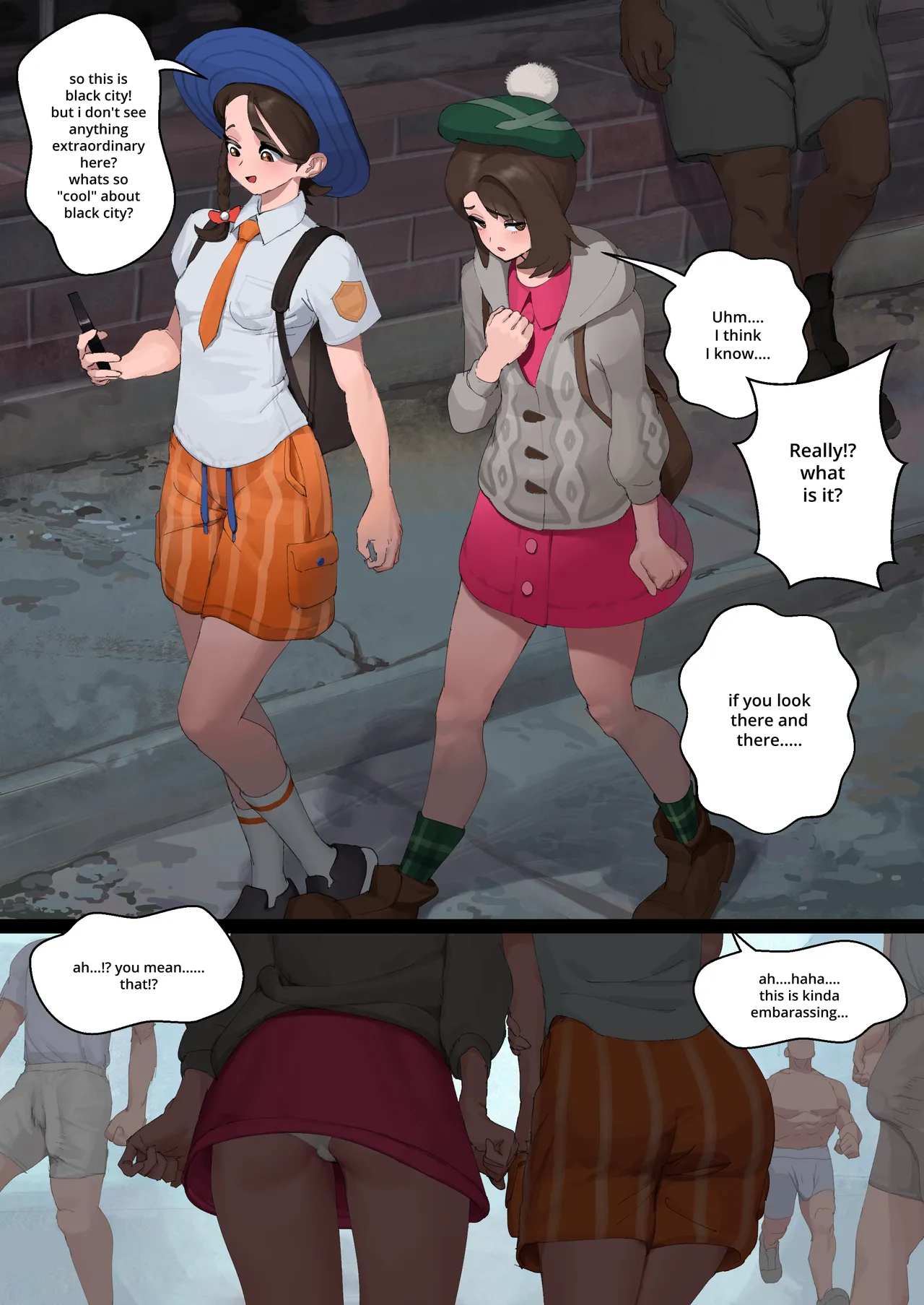 Gloria and Juliana visit Black City page 1 full