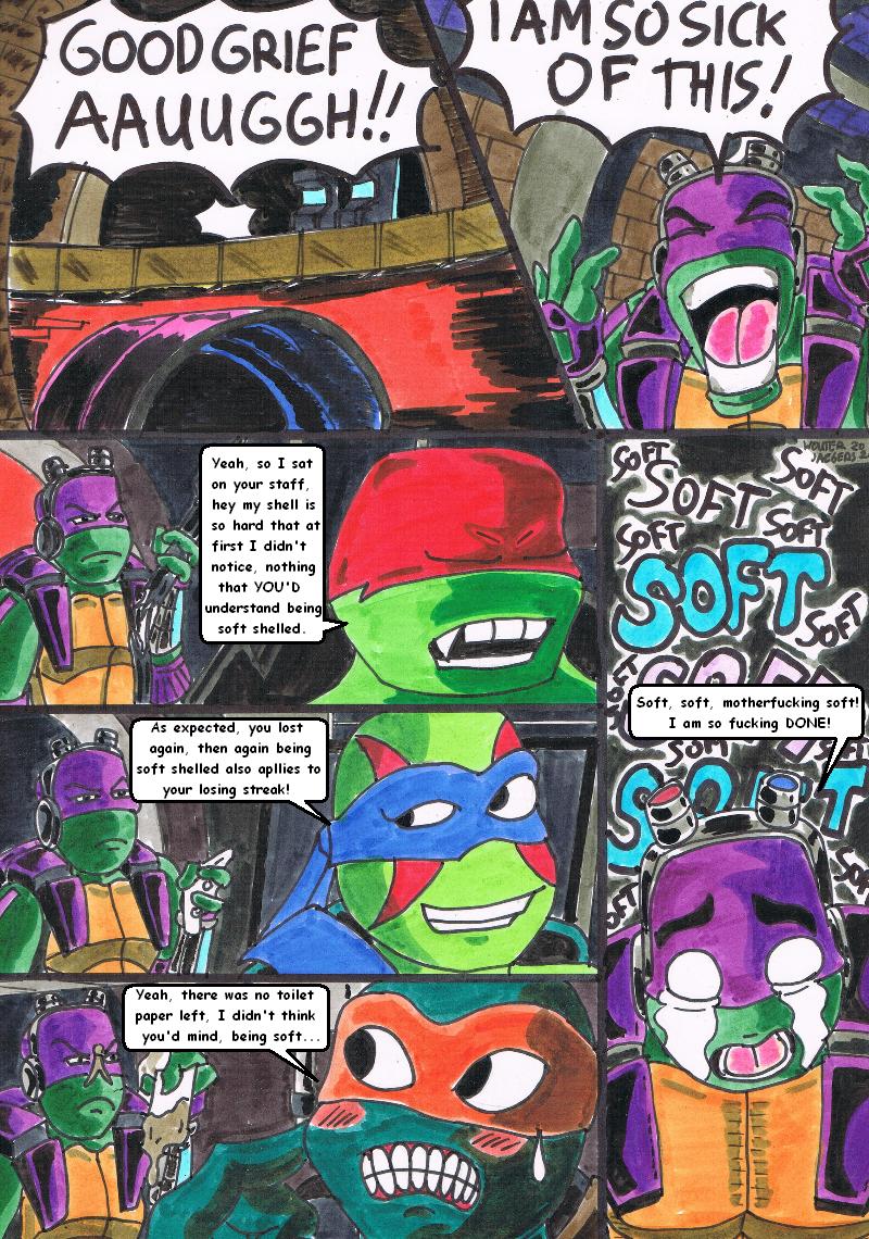 Rise of the Teenage Mutant Ninja Turtles "Revenge of the big softy" page 2 full