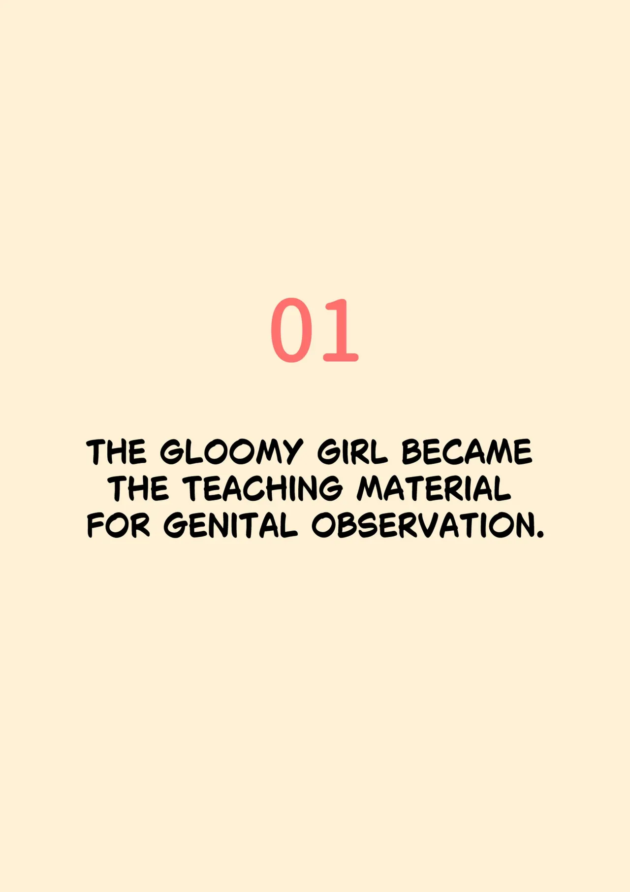 The gloomy girl became the teaching material for genital observation. page 3 full
