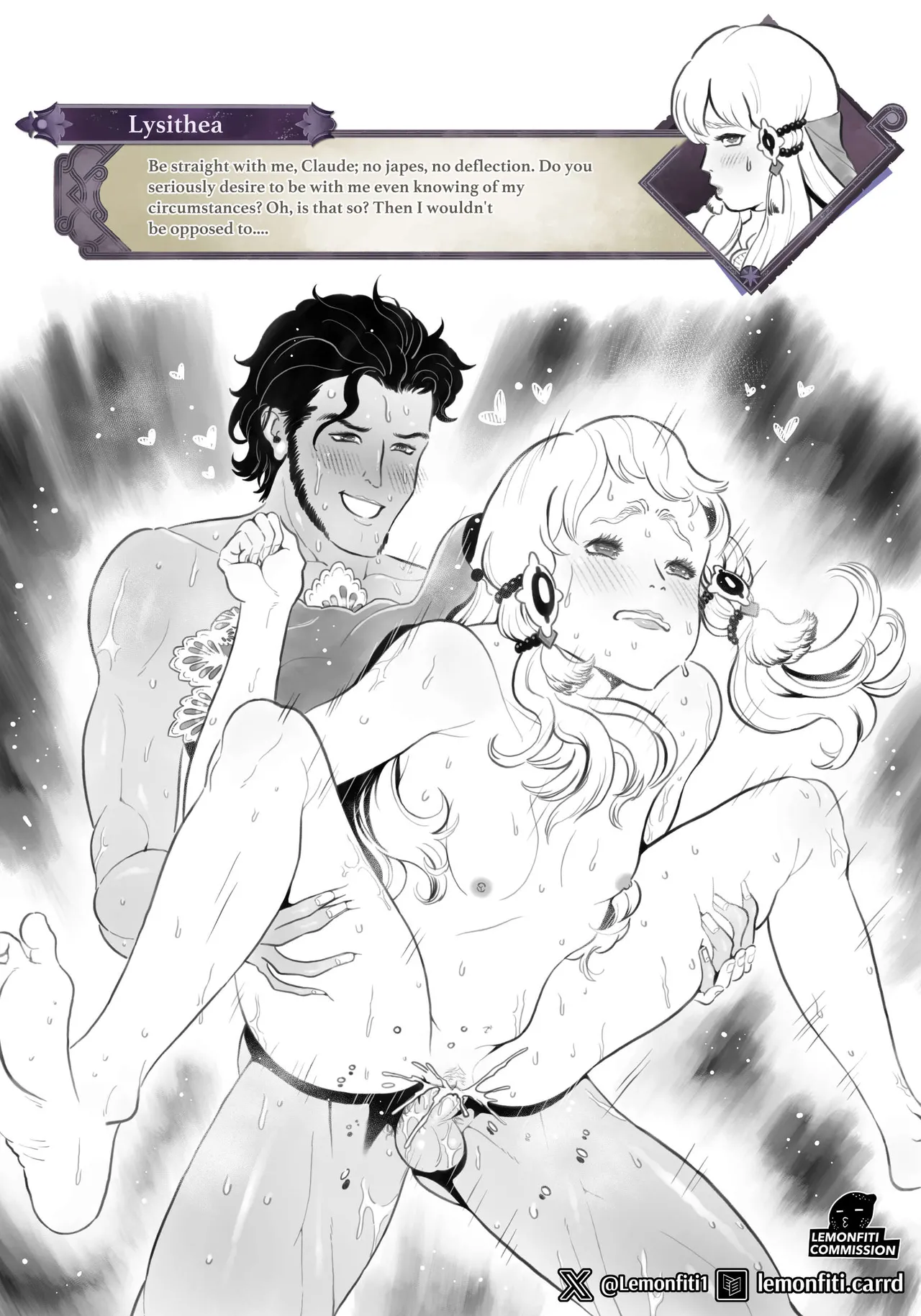 Lemonfiti Commission -  Fire Emblem Three Houses - Love and Limelight page 5 full