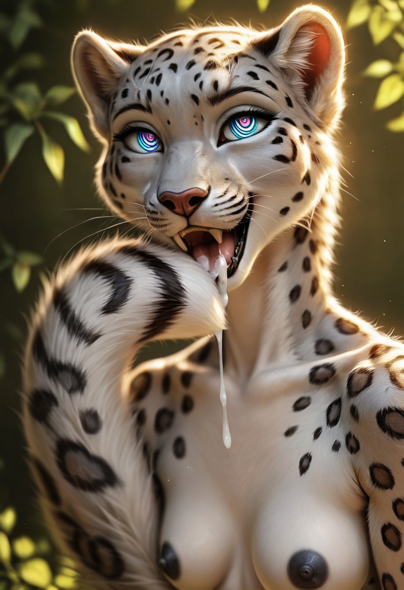 My furry AI slop - snow leopard - bad quality - pt 1 page 10 full