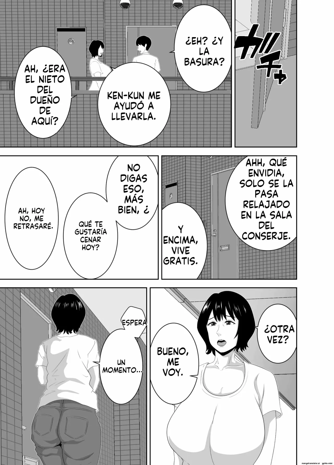 Wakai Kanrinin ni Otosareta Muchimuchi Hitozuma Jukujo｜Una mujer casada y regordeta se enamora de un joven cuidador page 6 full