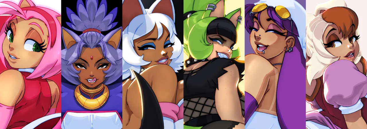 Sonic Girls Set + Extras page 1 full
