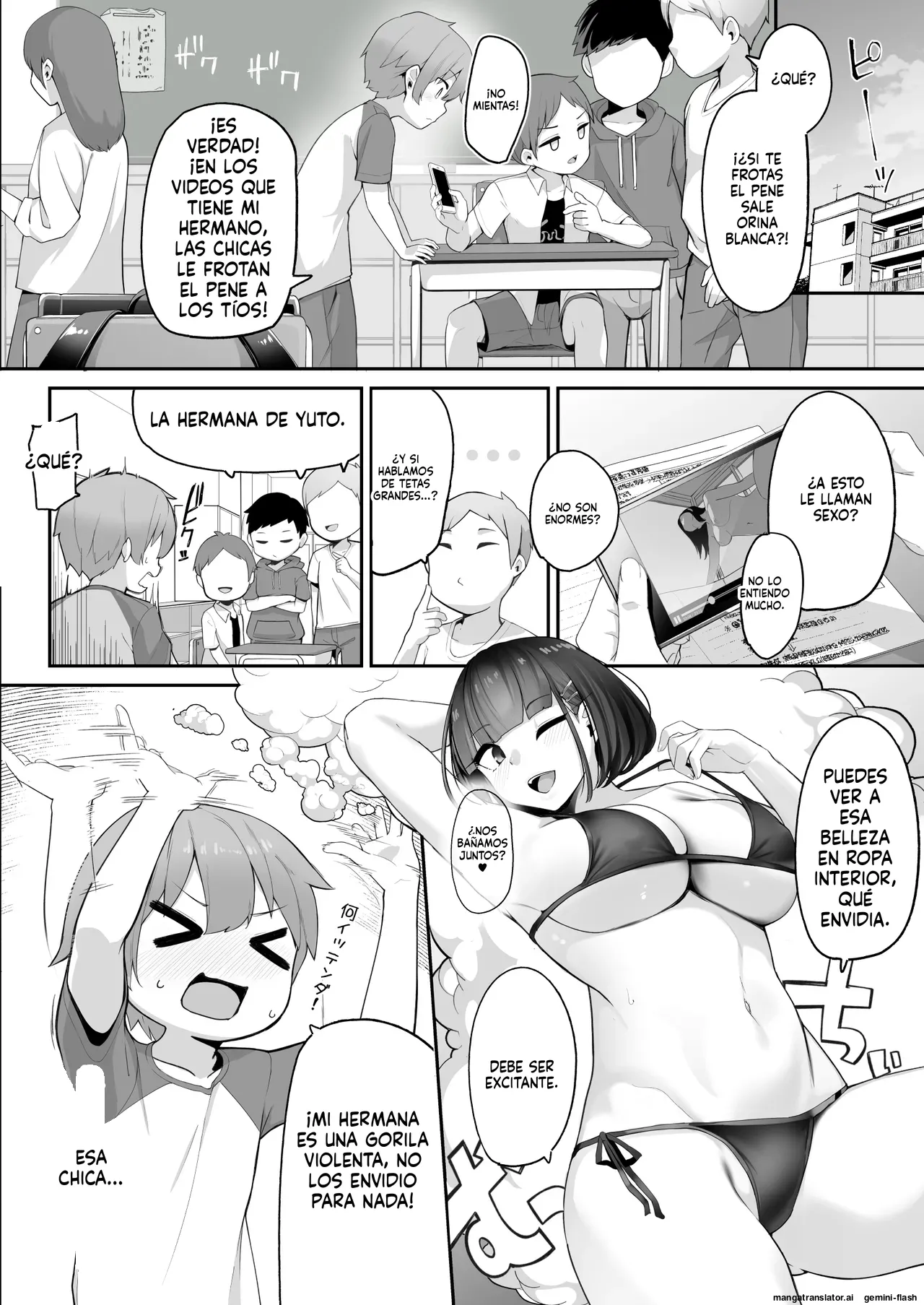 Boku to Gasatsu na Onee no Seiyoku Shori Seikatsu page 10 full