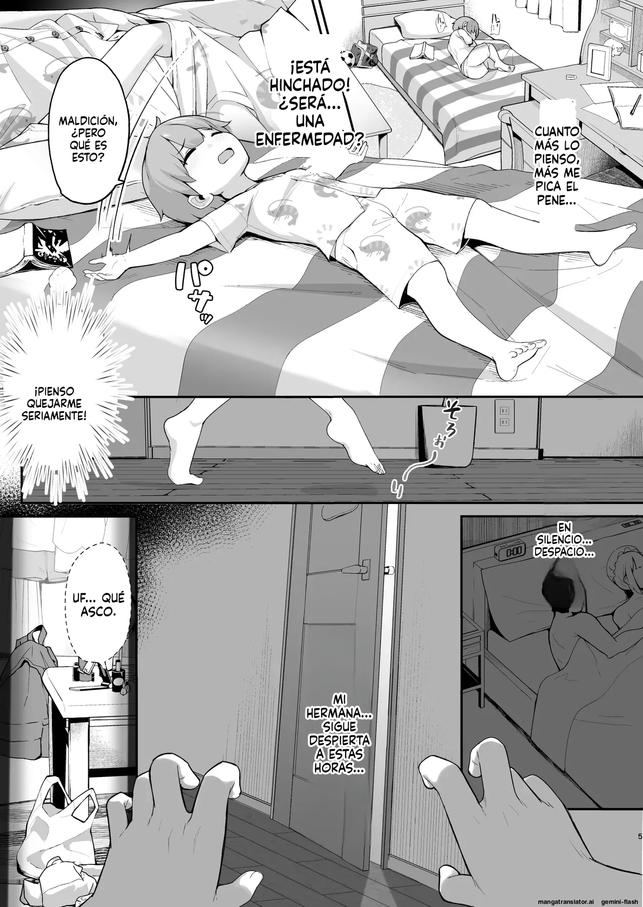 Boku to Gasatsu na Onee no Seiyoku Shori Seikatsu page 5 full