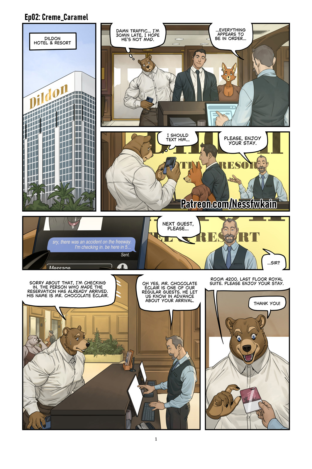 Honey Hunter 2 - Cream Caramel page 1 full