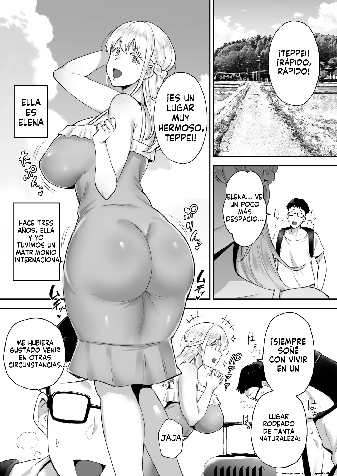 Netorareta Bakunyuu Blonde Zuma Elena 1  MTL page 2 full