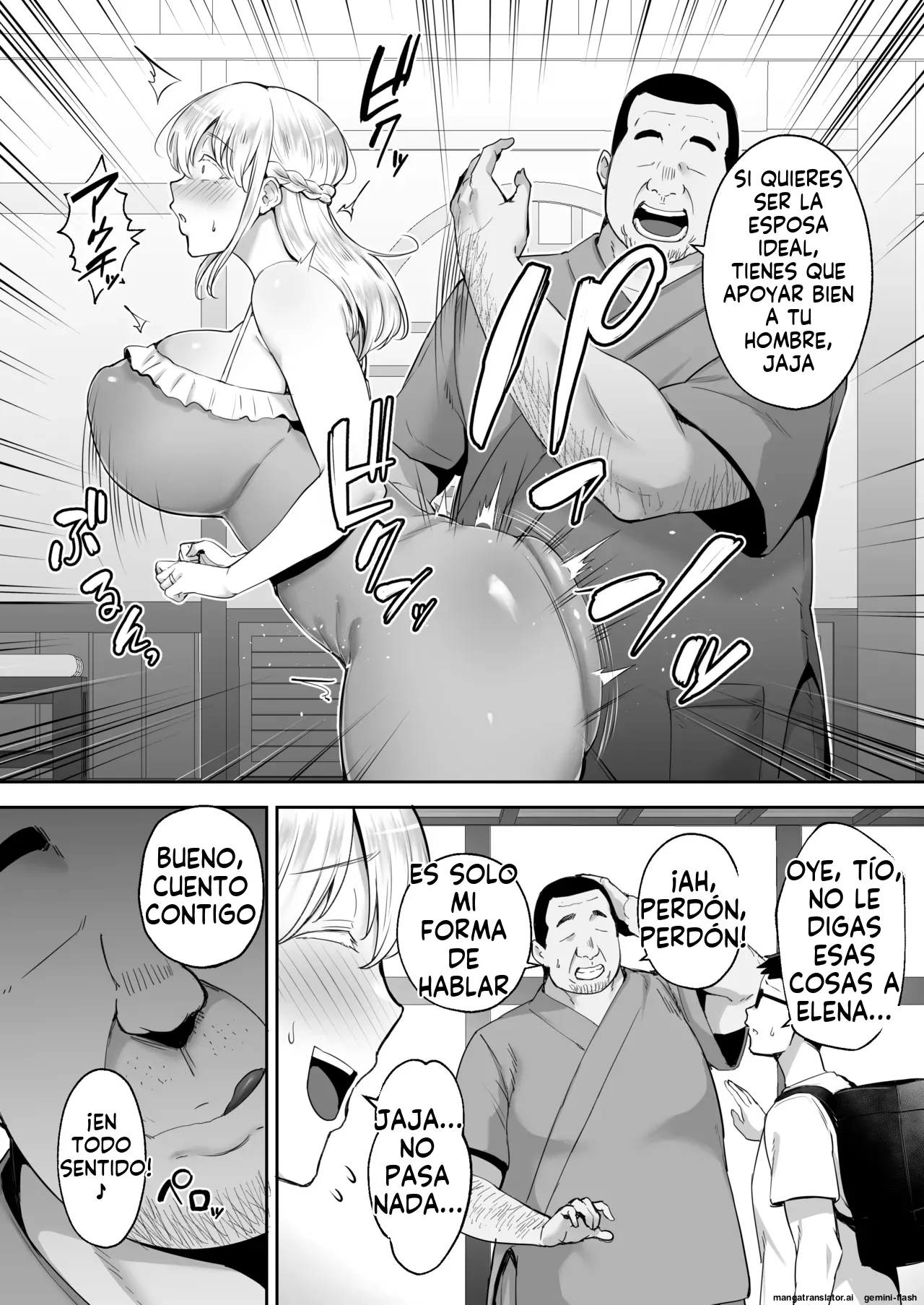 Netorareta Bakunyuu Blonde Zuma Elena 1  MTL page 5 full