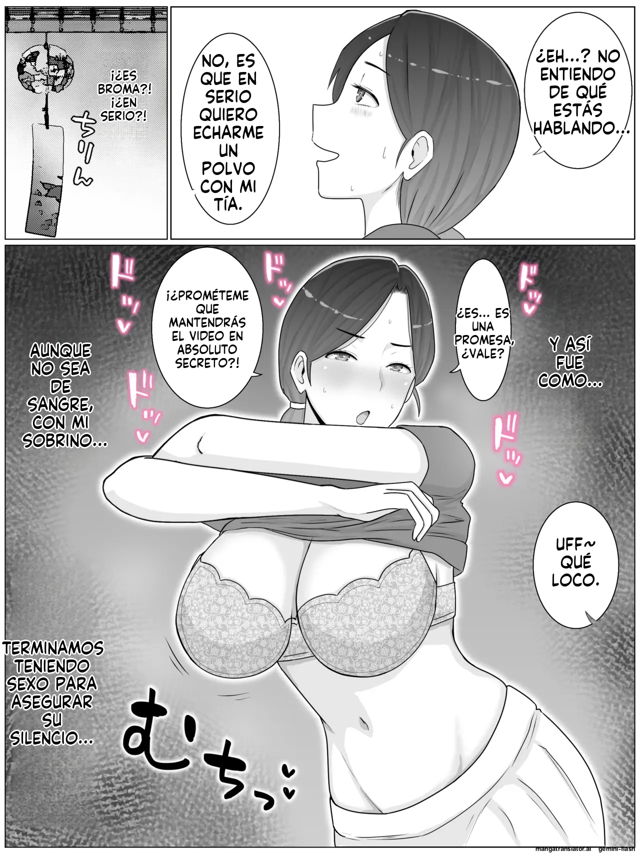 Iinari Kyonyuu Haha Natsumi  Oi ni Eroi Fukugyou ga Barete Kuchidome Koubi Shiteimasu  MTL page 10 full