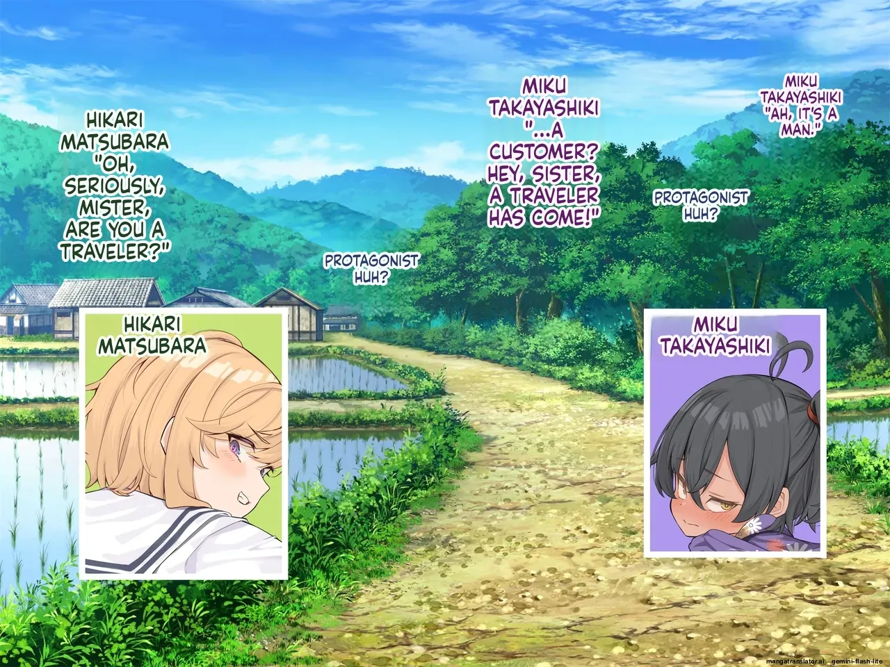 Haramigoro no Inaka Musume-tachi ga Kozukuri Segamu Hatsujou Mura  MTL page 6 full