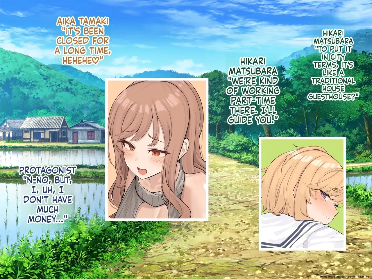 Haramigoro no Inaka Musume-tachi ga Kozukuri Segamu Hatsujou Mura  MTL page 9 full