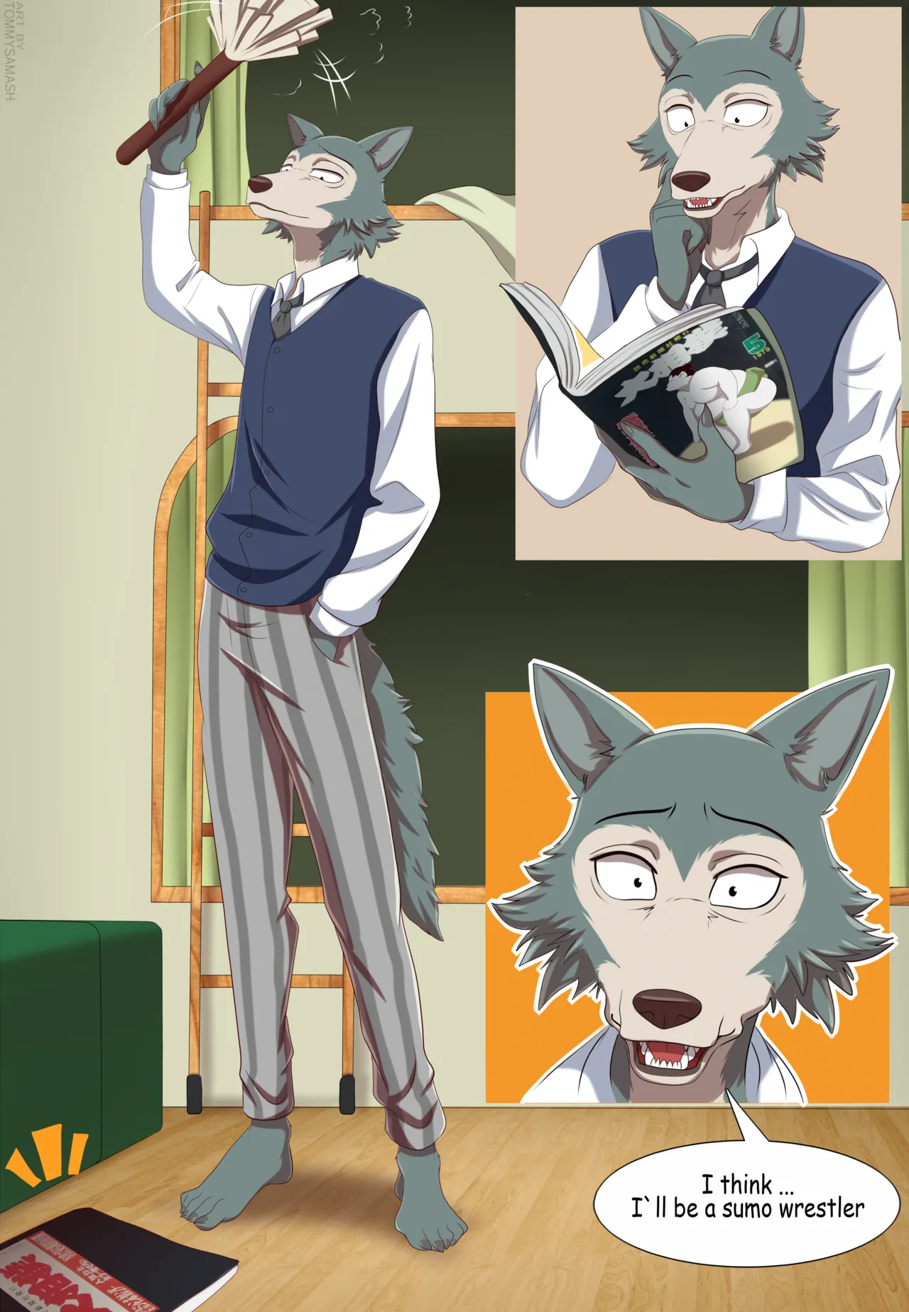 The hunger of Sumo Legoshi page 1 full