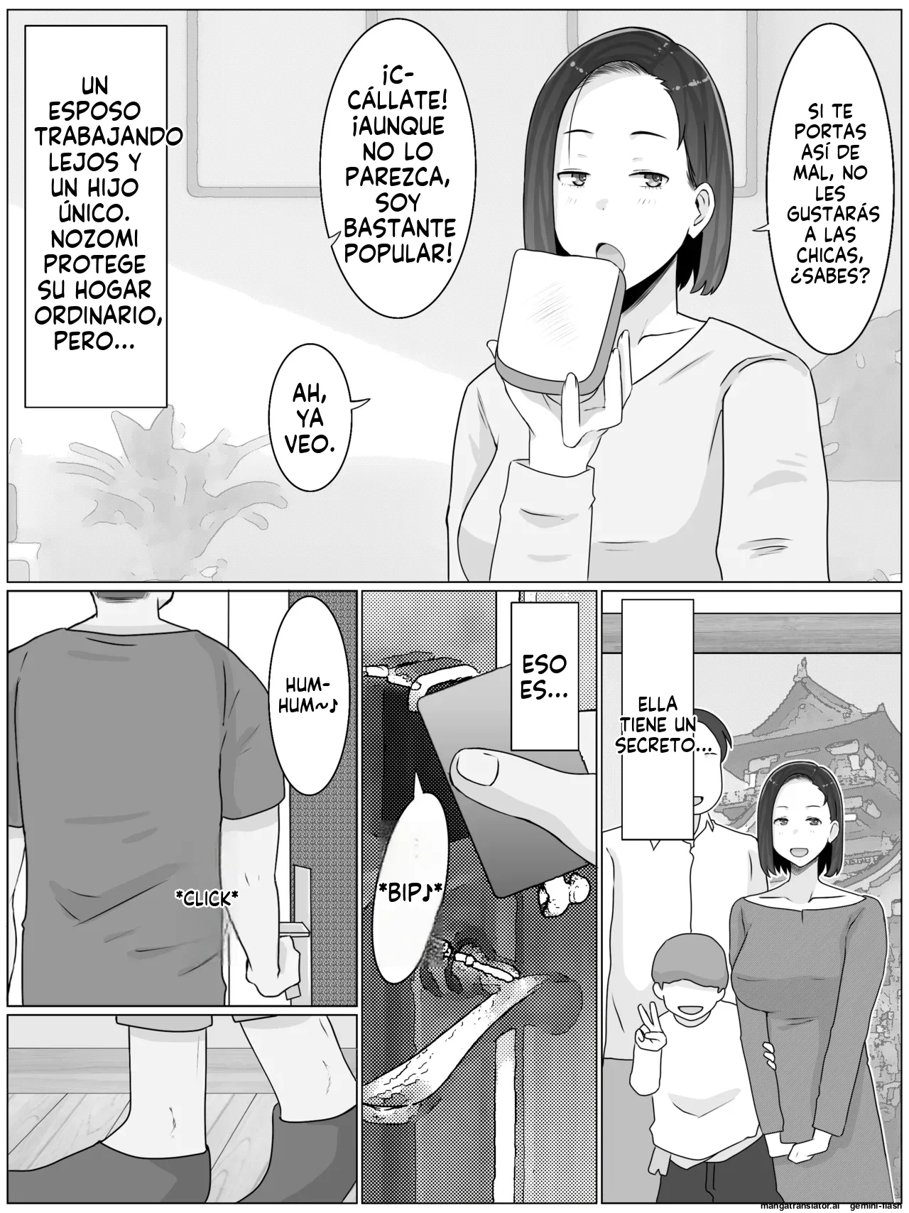 Hanshoku Haha 3 Musuko no Doukyuusei to Cosplay Kozukurisuru Koto ni Narimashita  MTL page 4 full