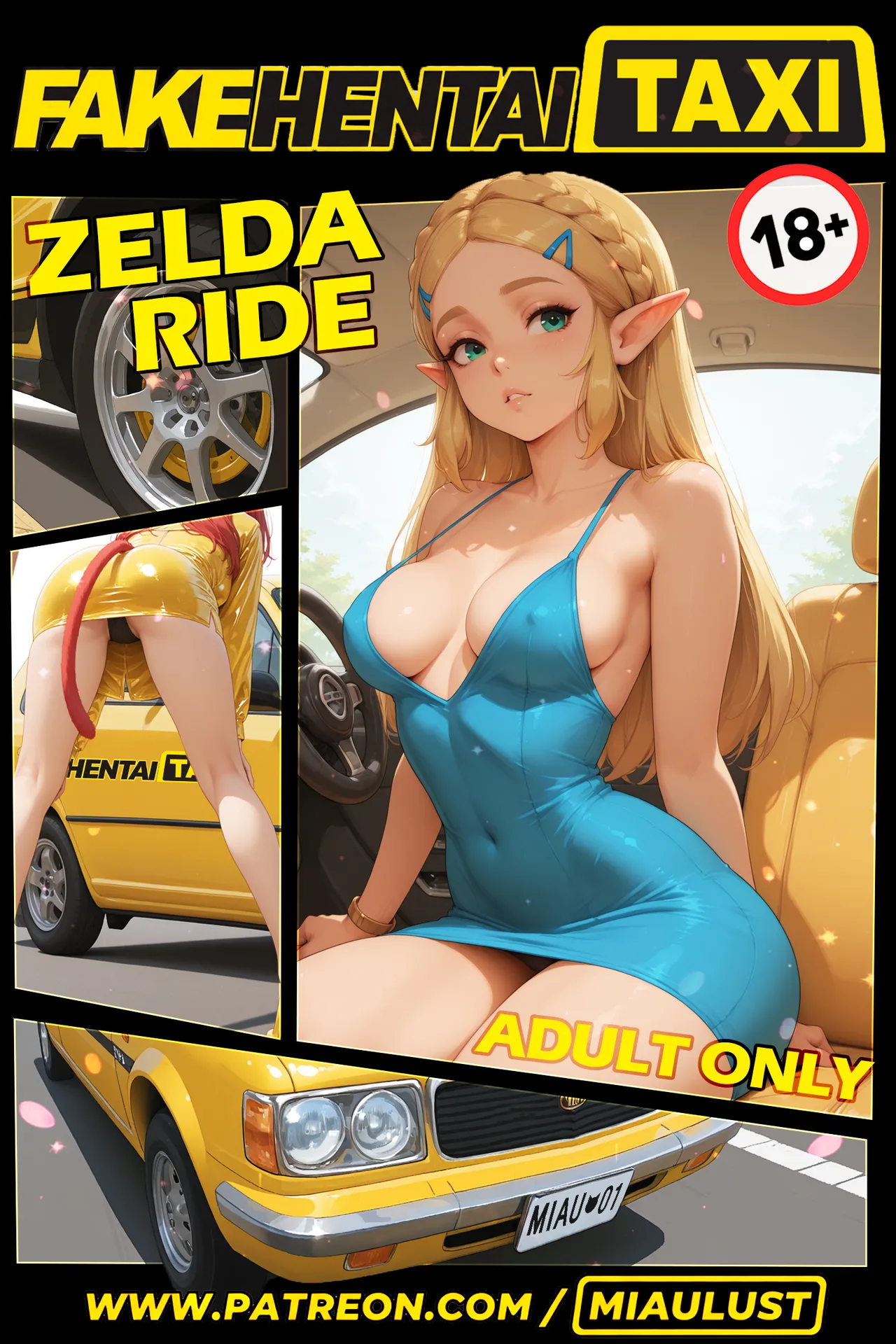 Fake Hentai Taxi - Zelda Ride page 1 full