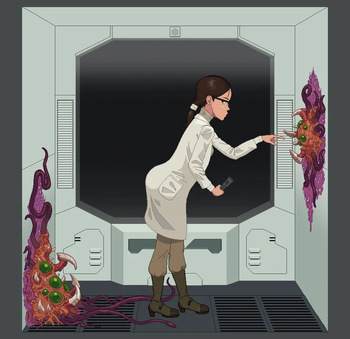 Ariel Hanson and Zerg Infestor cover