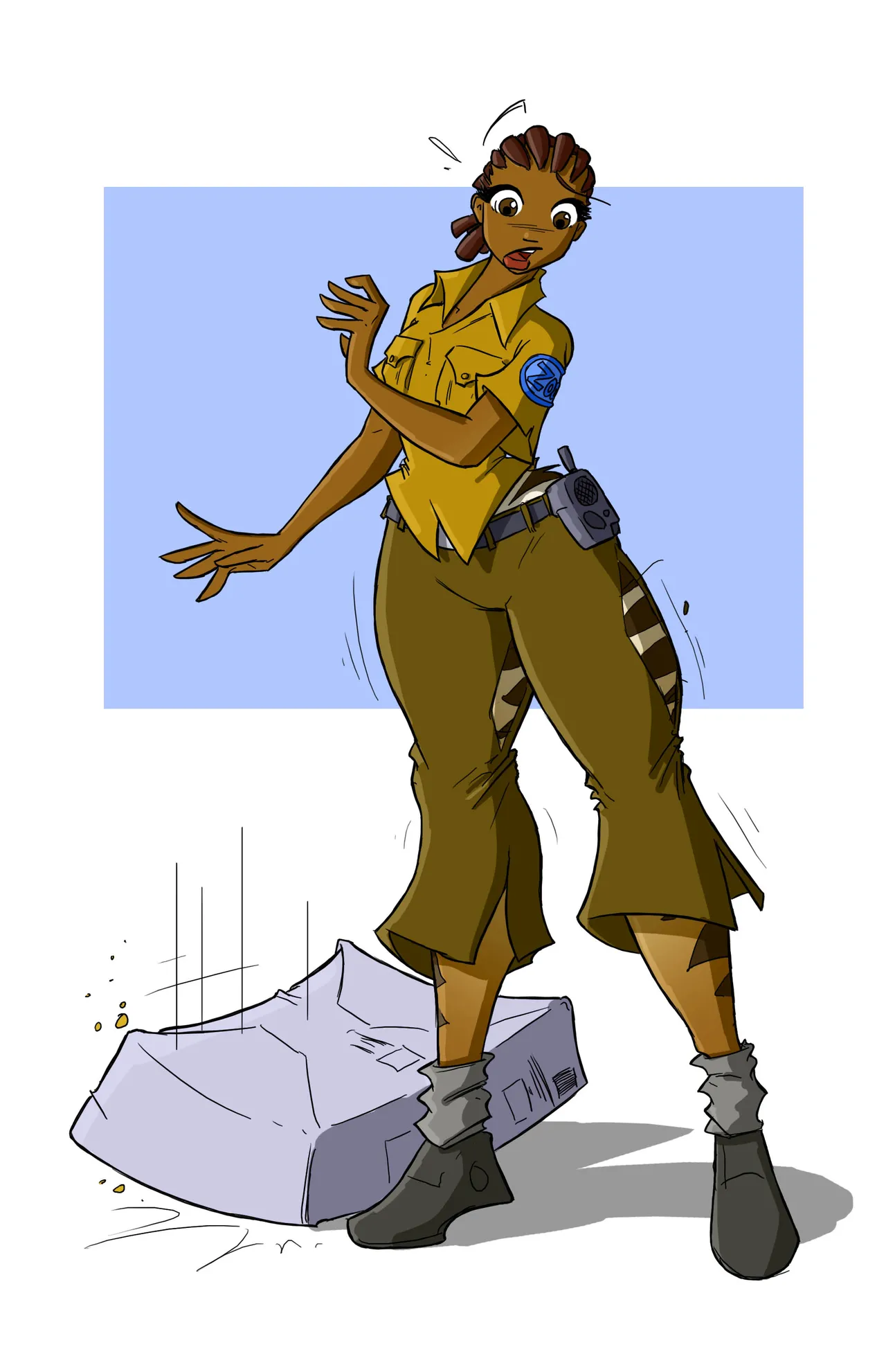 Zebra Zoo-Girl Sequence page 3 full