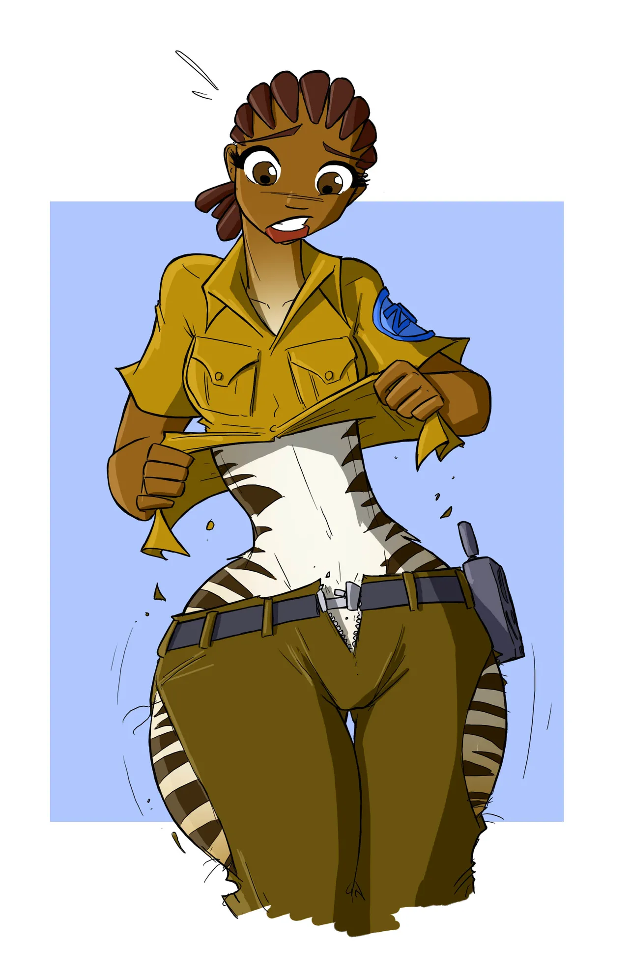 Zebra Zoo-Girl Sequence page 4 full