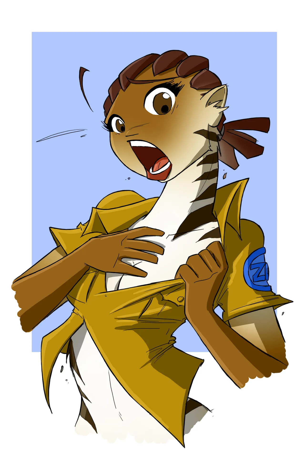 Zebra Zoo-Girl Sequence page 5 full