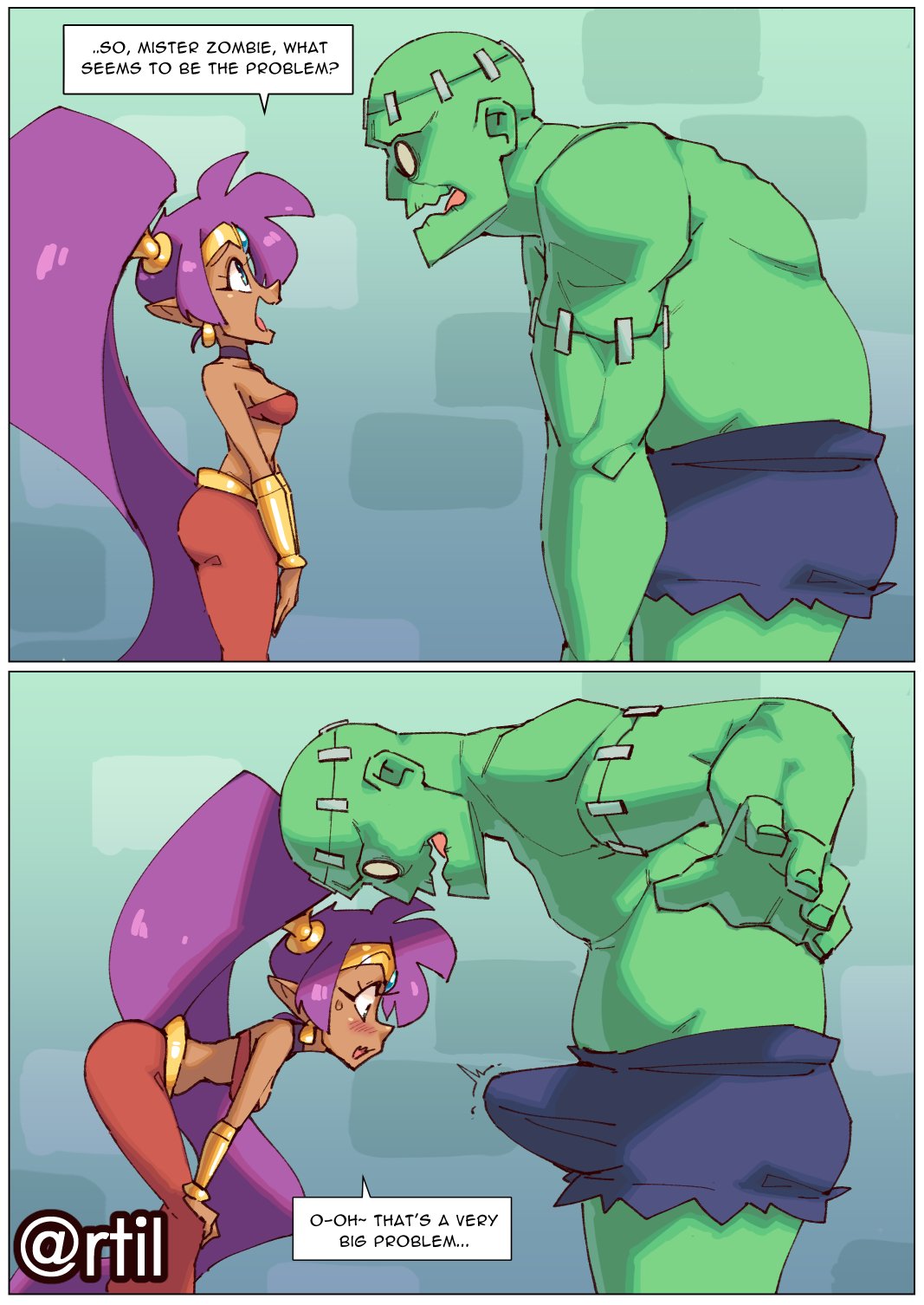 Shantae's Zombie Crisis! page 3 full