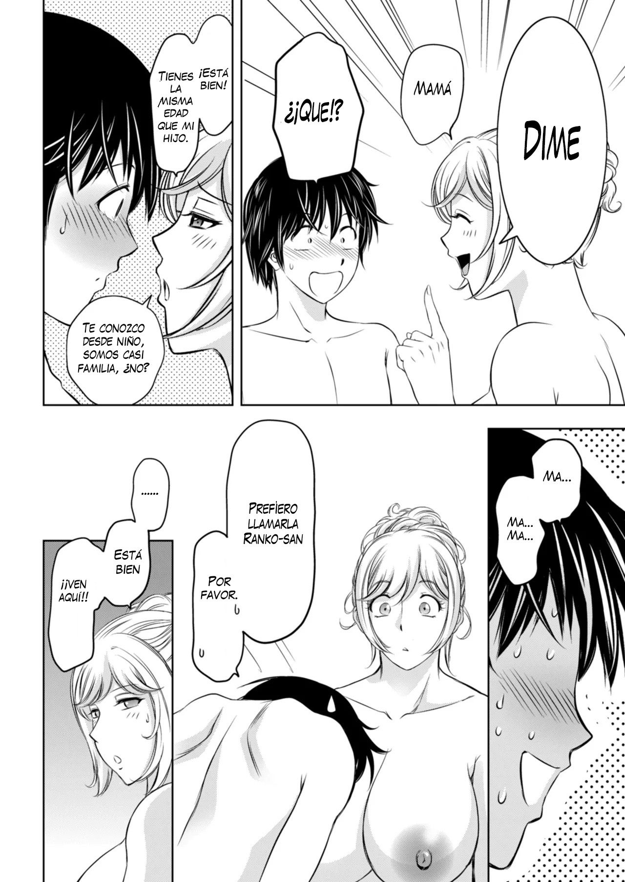 Jukujo Fuuzoku ni Ittara Shinyuu no Hahaoya ga Detekita Kudan 1-2｜Fui a un Burdel de MILF'S y Encontré a la Madre de Mi Mejor Amigo 1-2 page 6 full