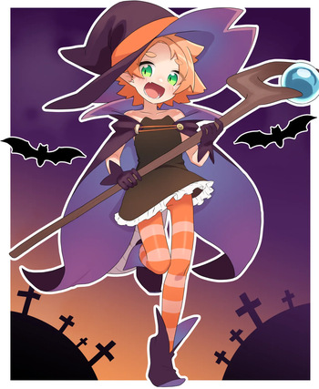 Uchi no Ko Linea-chan  Halloween Ecchi cover