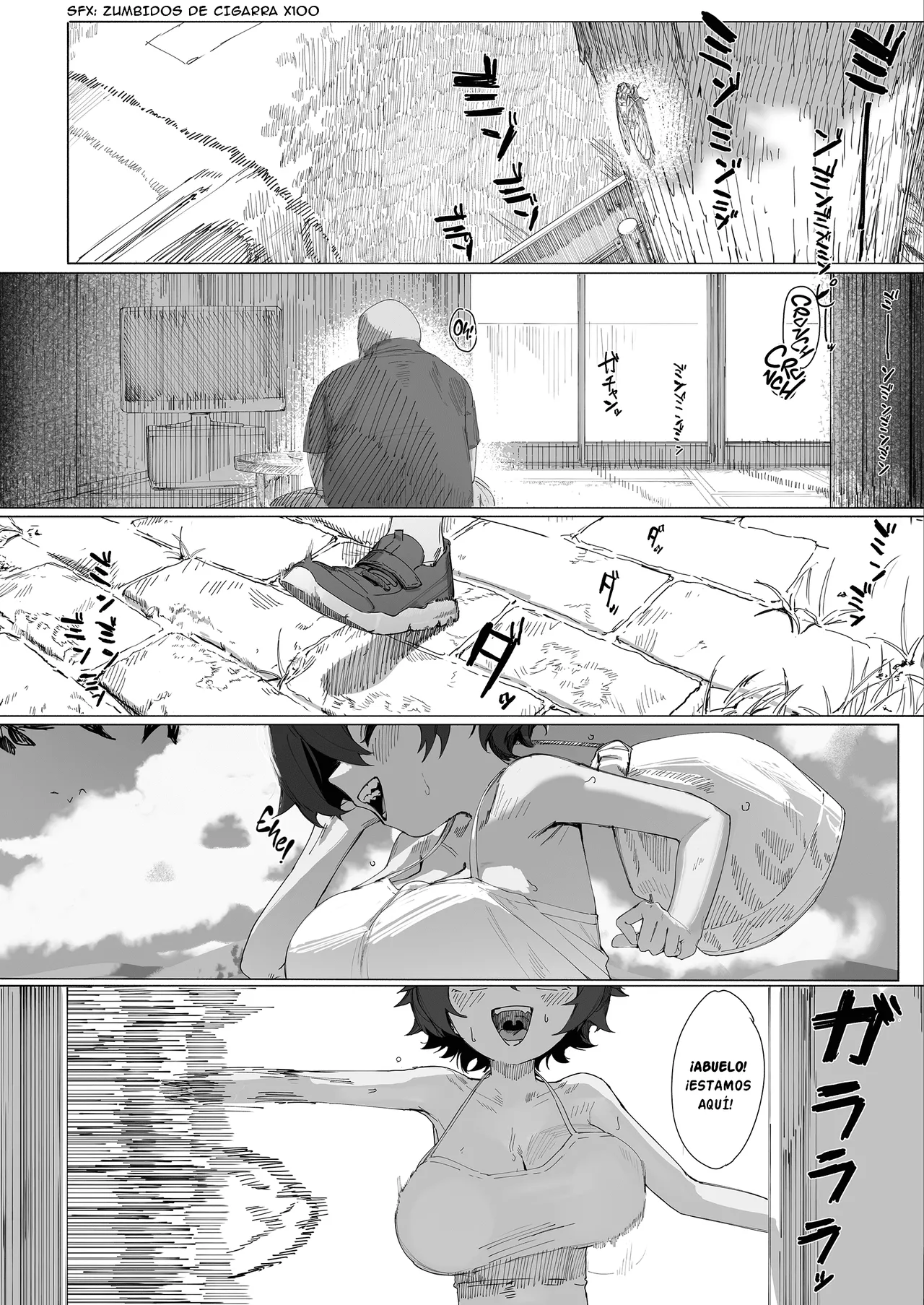 Saki-chan no Natsuyasumi OJii-chan to Issho!｜Las Vacaciones de Verano con mi Abuelo! page 2 full