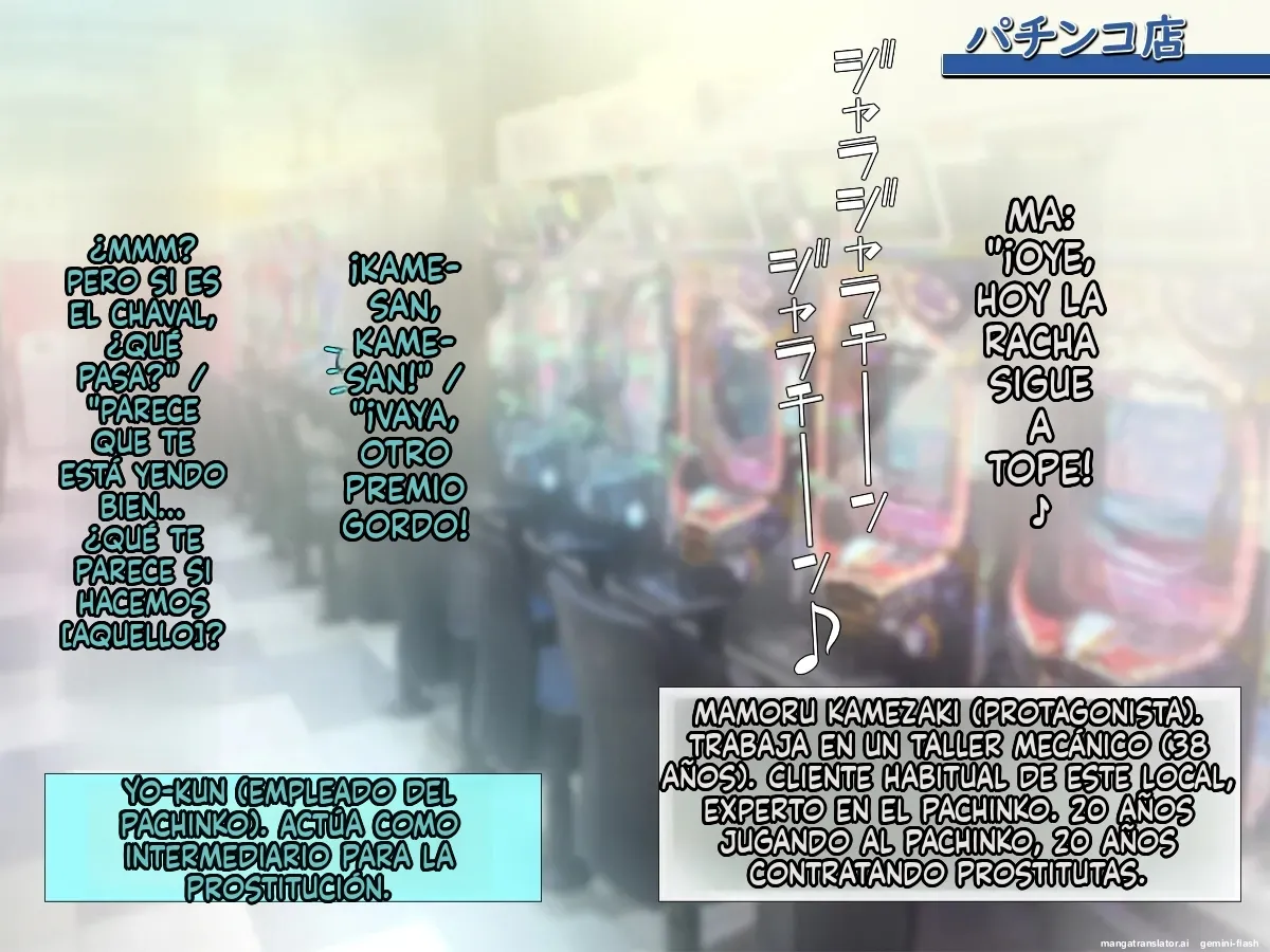 Pachinko de Baishun Sale Shakkin Kyonyuu OL Ganbatte Uttemasu  MTL page 4 full