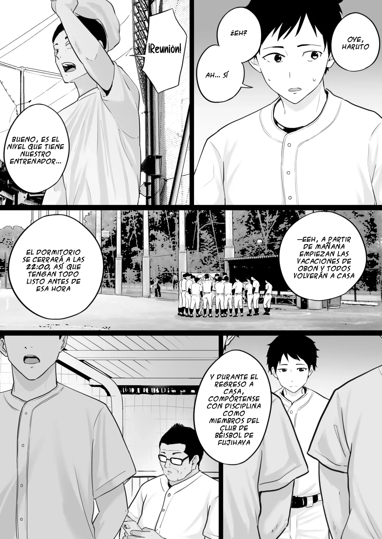 La noche que vi a mi amada madre tener sexo con el entrenador de béisbol que odio toda la noche |  Daikirai na Yakyuubu Kantoku to Daisuki na Kaa-san no Sex wo Hitobanjuu Mita Yoru page 9 full