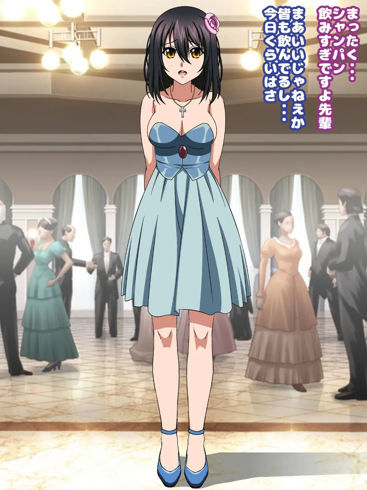 姫〇雪菜とラブラブHするCG集33 媚薬のドレス編 page 5 full