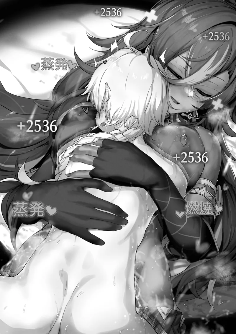 旅人とディシアさんが元素反応するやつ page 3 full