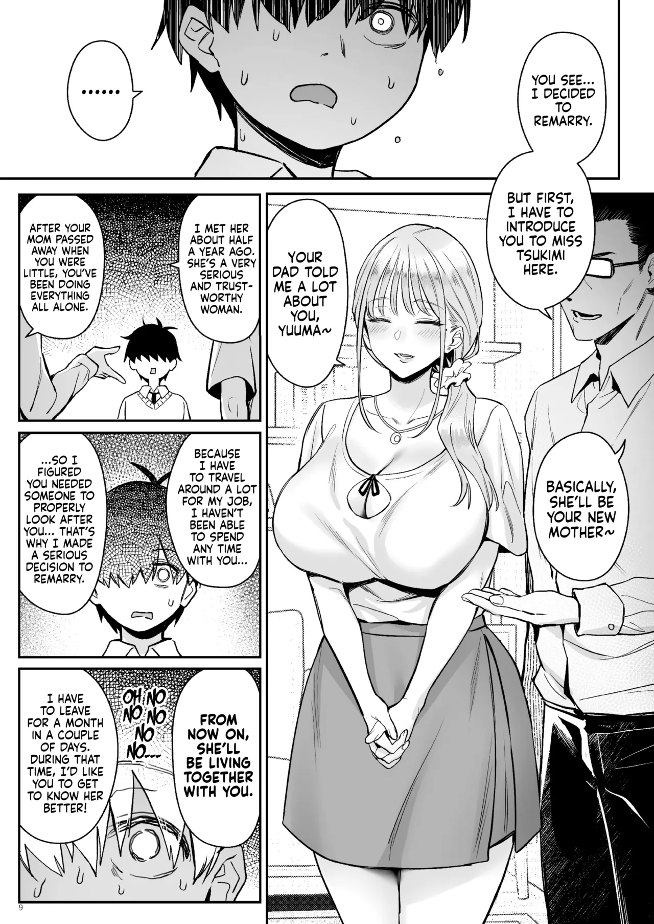Moto Mahou Shoujo no Kazoku Banashi Tsuki | Former Magical Girl's Family Story: Tsuki page 8 full