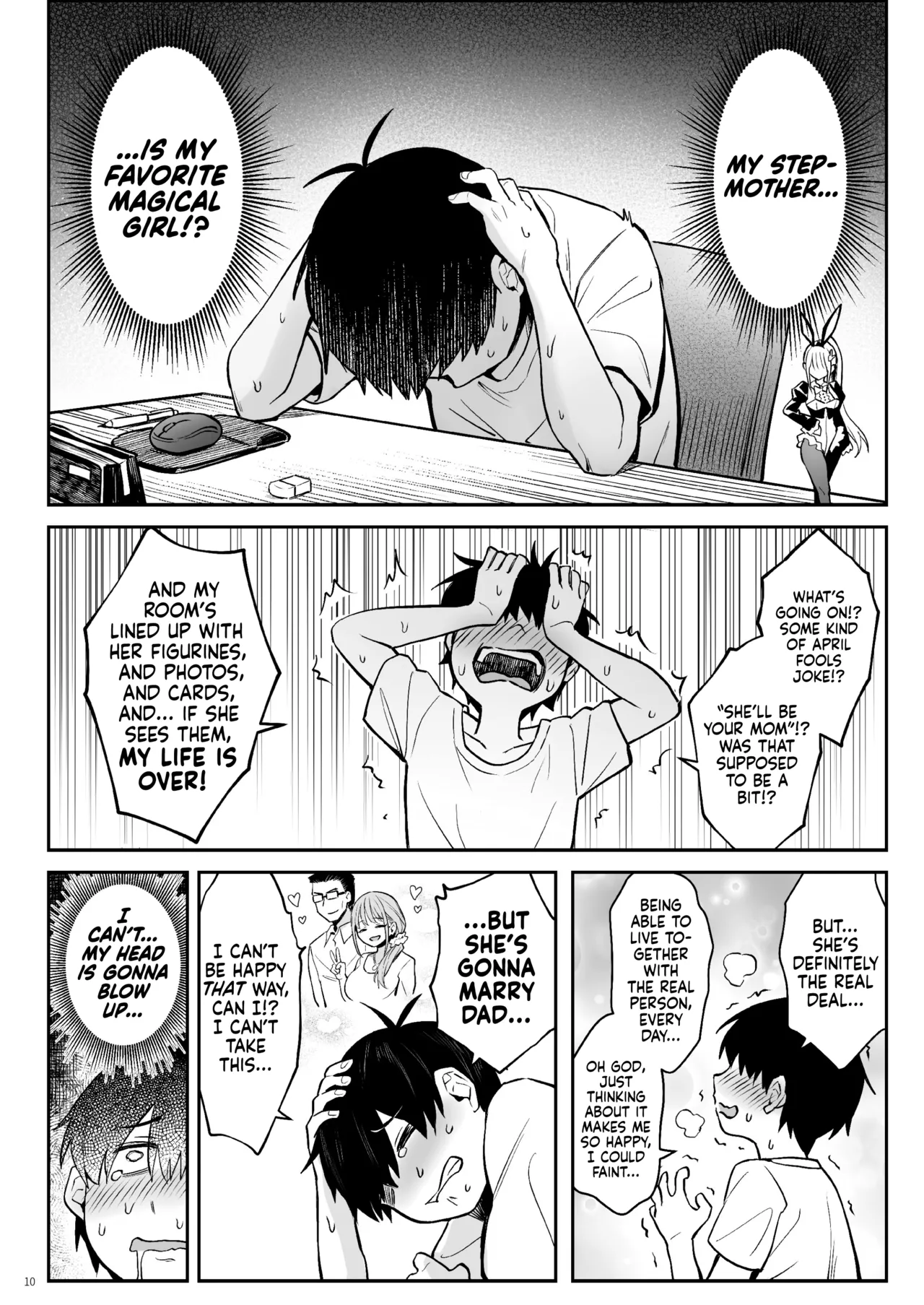 Moto Mahou Shoujo no Kazoku Banashi Tsuki | Former Magical Girl's Family Story: Tsuki page 9 full