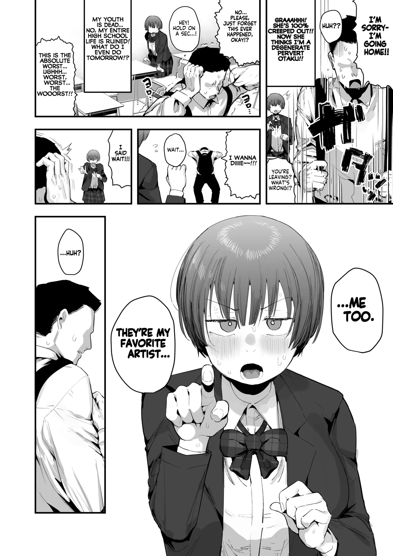 Bokutachi, Seiheki Friend. ~Onna Tomodachi no Aidokusho wa Ore no Daisuki na 'Chin Kagi Ero Manga' deshita~ Zenpen | My best friend was into the "cock-sniffing doujin" that I love! And now we're pervy sex friends! Part 1 page 5 full