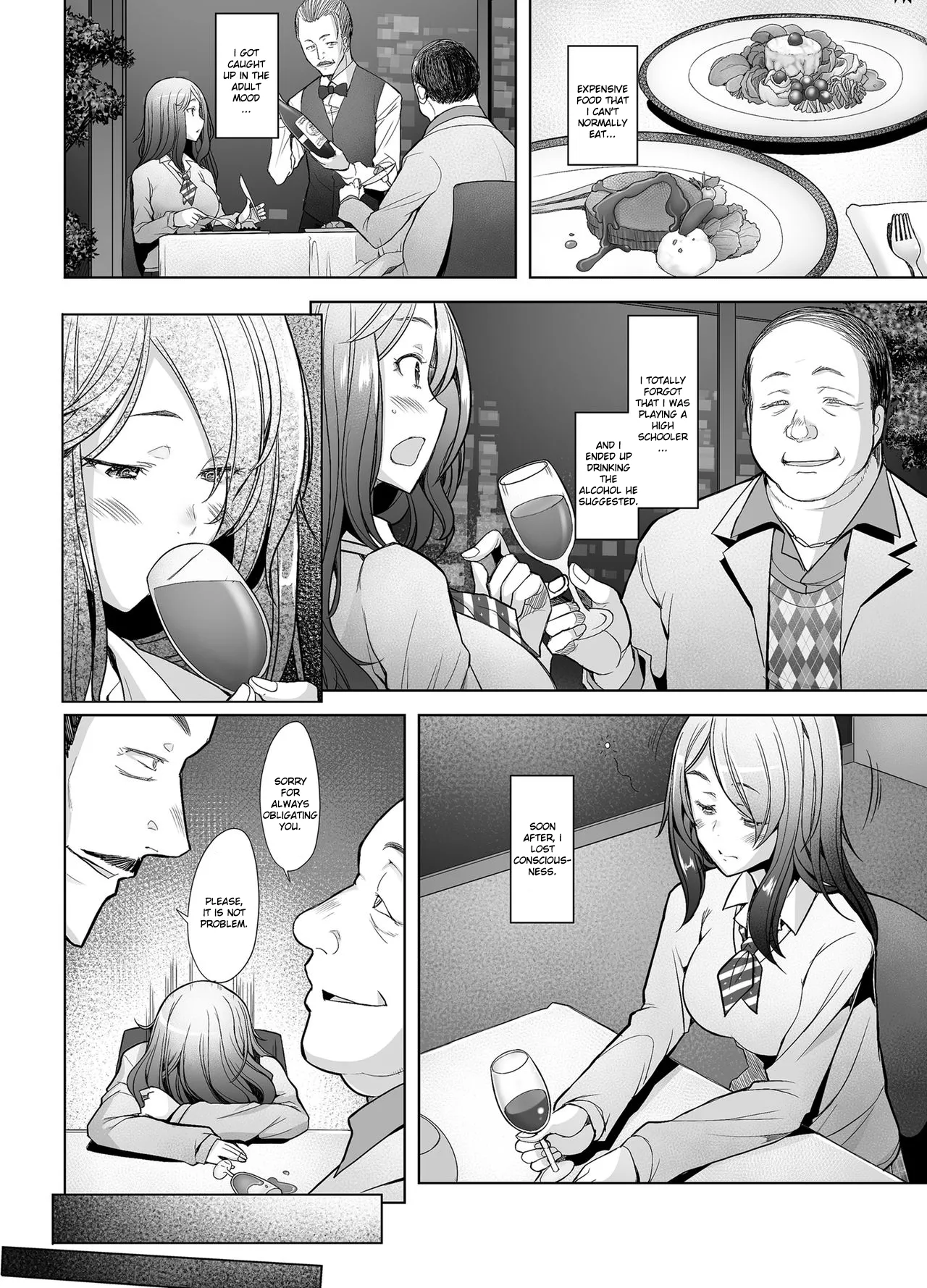 Papakatsu Shitara Namahame Sareta Wakazuma JK Hensou Hen | The Young Wife Who Got Fucked Raw After Trying Sugar Dating: High School Girl Disguise Arc page 7 full