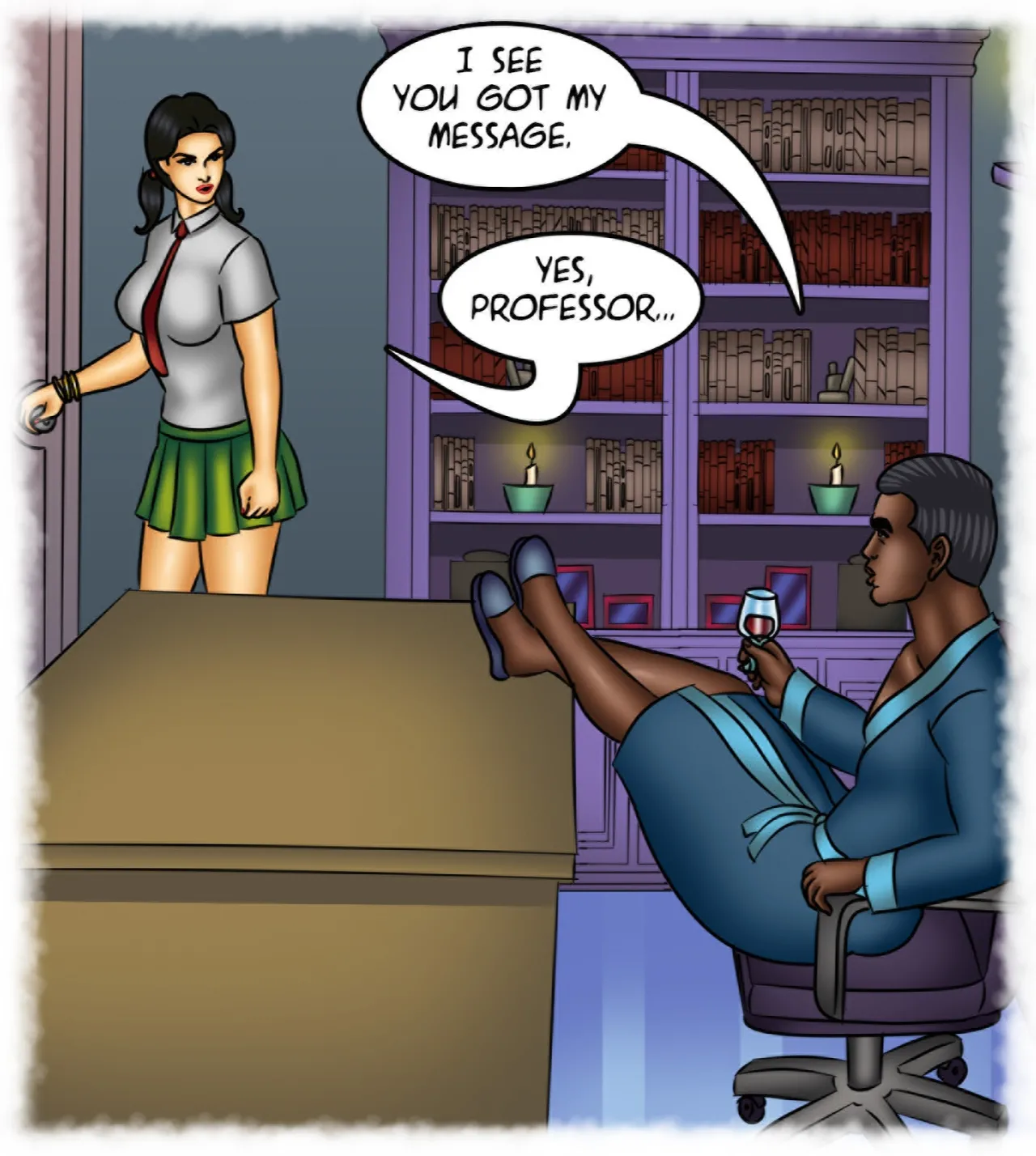 Savita Bhabhi Episode 137 Back To College page 7 full
