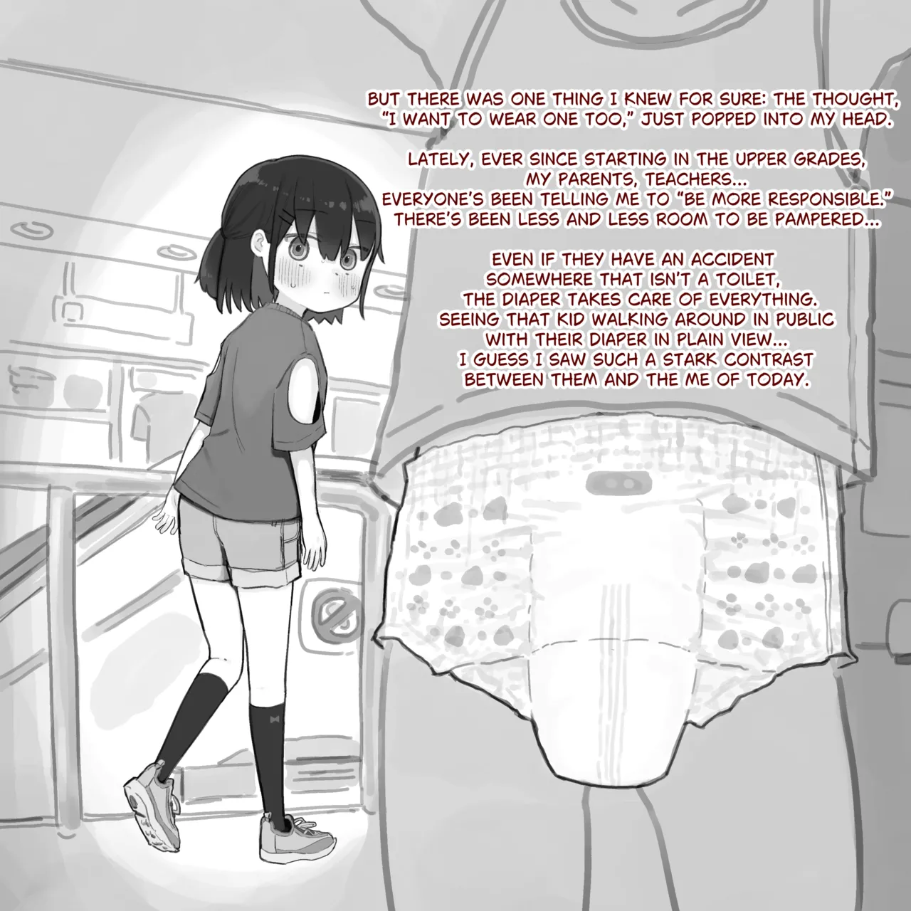 Omutsu ni Akogareta Onnanoko I Girl longed for diapers #1 page 2 full