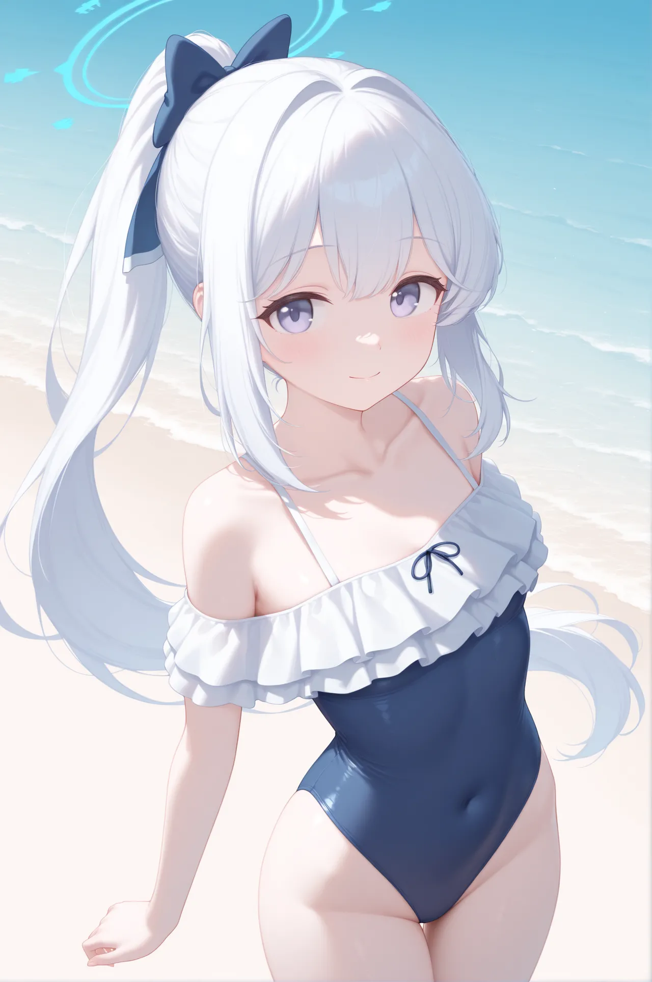 <蔚蓝档案-月雪宫子> <Blue Archive - Tsukiyuki Miyako> <ブルーアーカイブ orブルアカ - 月雪ミヤコ> page 1 full