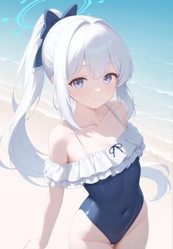 <蔚蓝档案-月雪宫子> <Blue Archive - Tsukiyuki Miyako> <ブルーアーカイブ orブルアカ - 月雪ミヤコ>