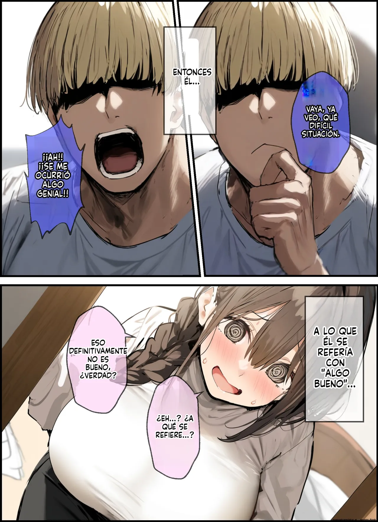 Kinpatsu charaotoko ni netora reta boku no kyonyuu seiso tsuma  MTL page 3 full