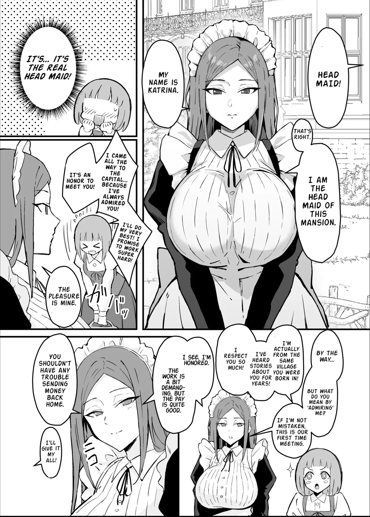 Akogare no Senpai Maidchou no Yotogi o Kengaku | Observing the Night Duties of the Admired Senior Head Maid page 3 full