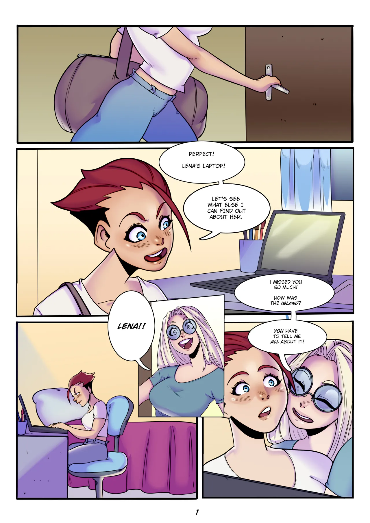 The Curse Of Spooky Island page 1 full