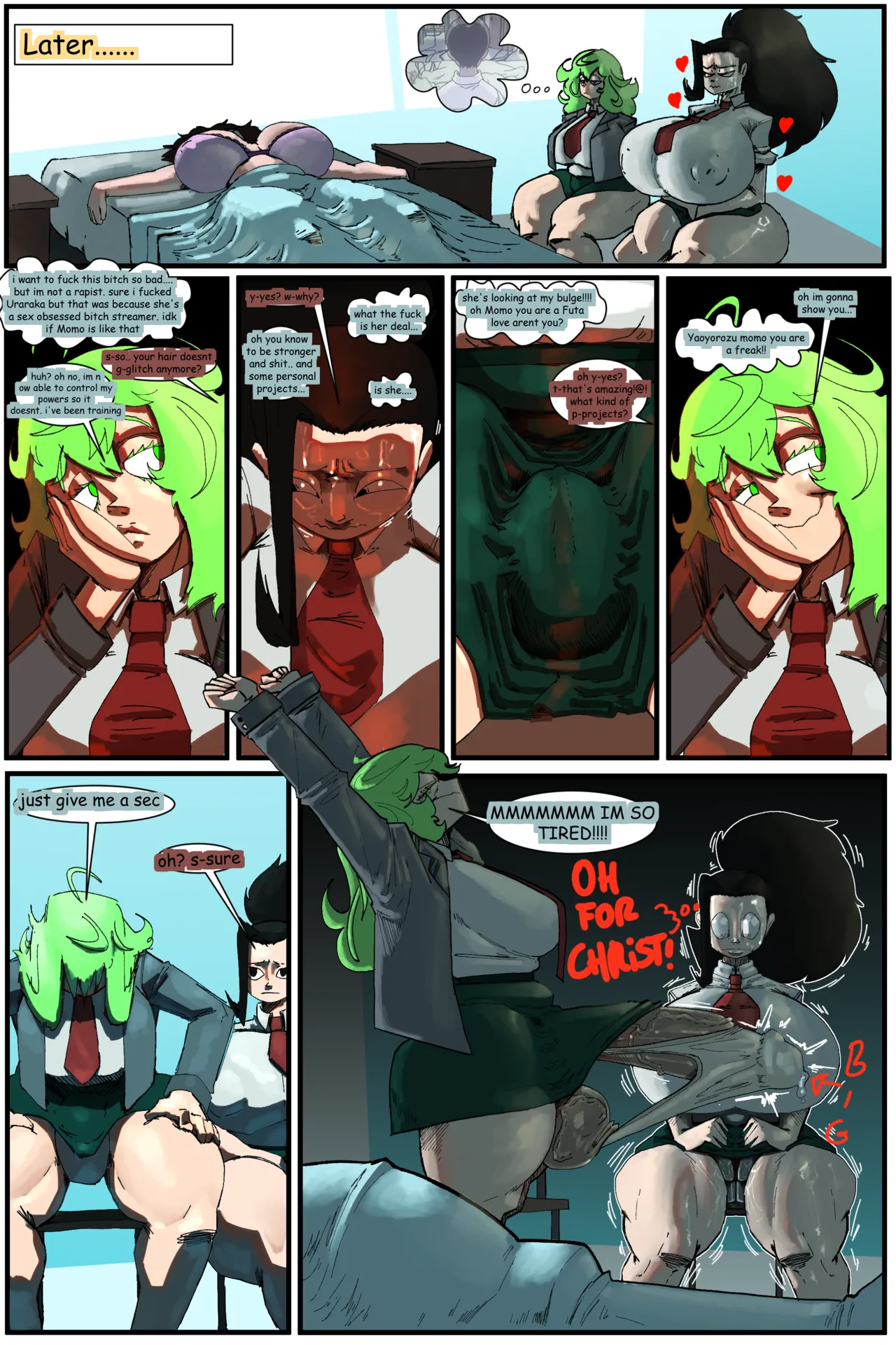 Libi_dos: HAGARUKE'S RAMPAGE!!! page 9 full