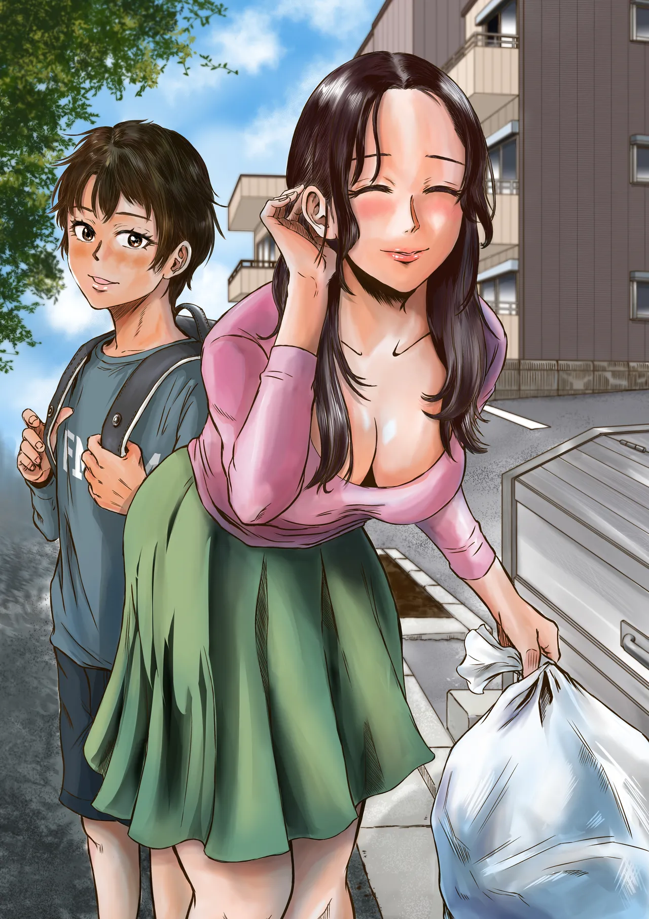 Ottori yasashi tomodachi no mama wa shonen chin powo kui chirakasu yarimandatta page 2 full