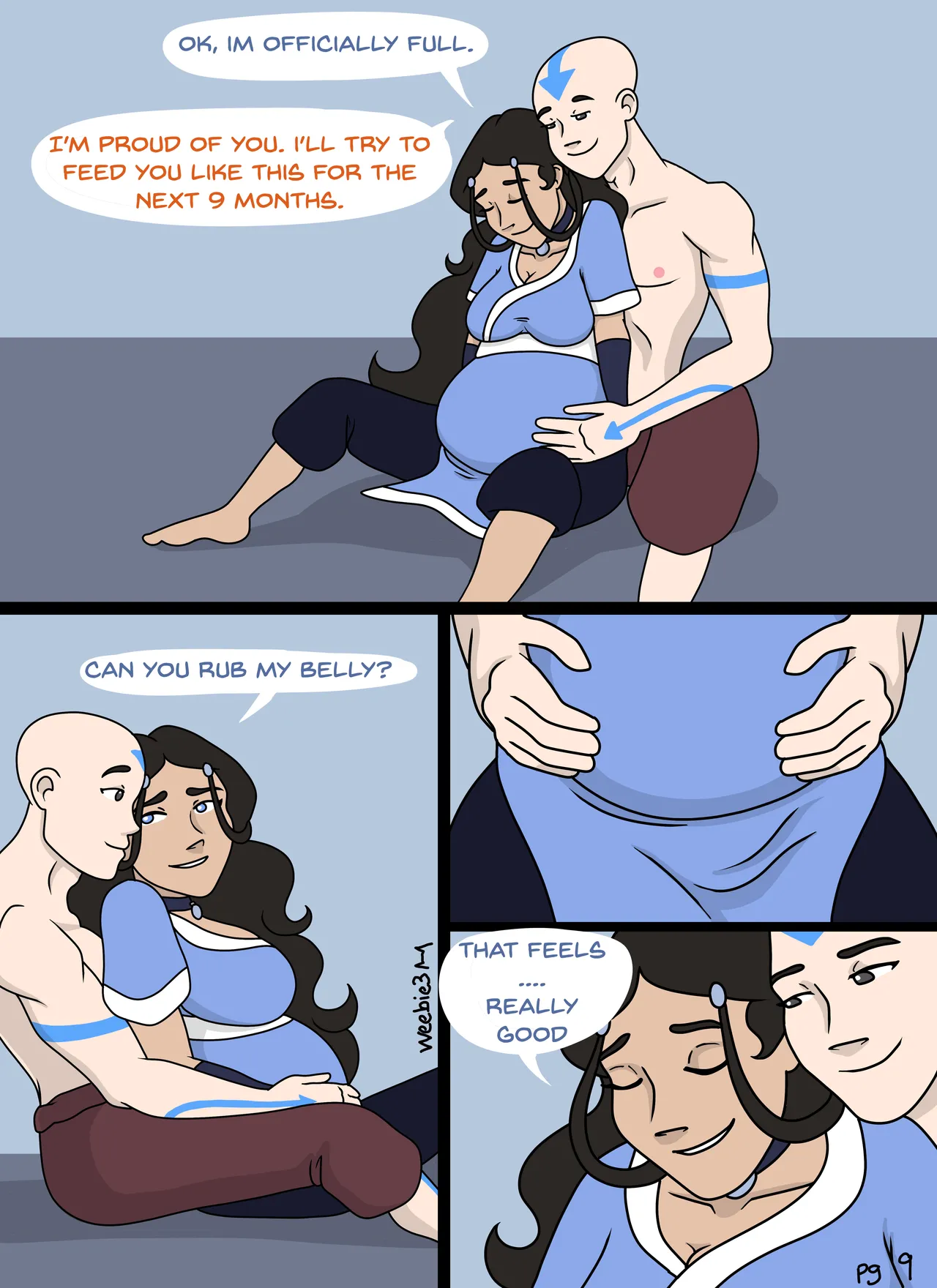 Kataang Pregnancy Comic page 10 full