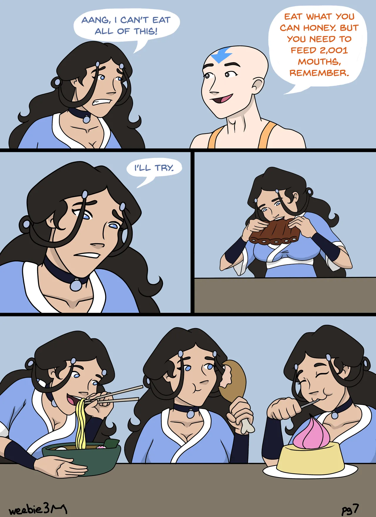 Kataang Pregnancy Comic page 8 full